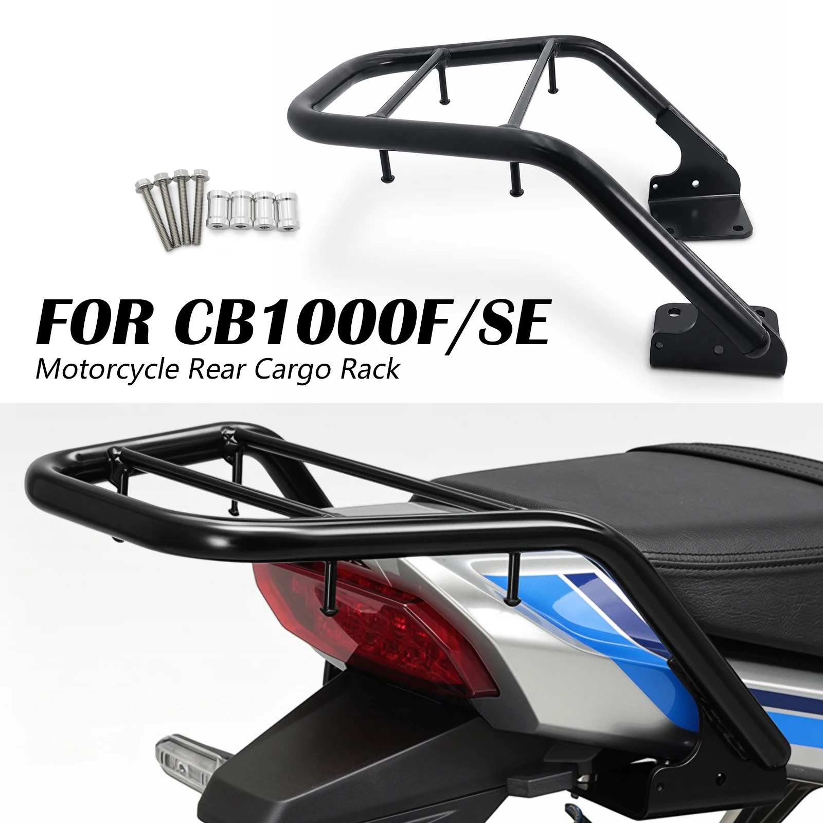 New Motorcycle Accessories Rear Handrail Rack Luaggage Box Holder Reaplacement For CB1000F CB1000SE 2025-2026