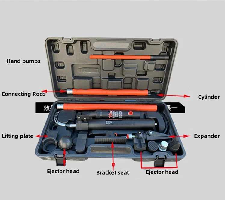 hot selling 10 ton Hydraulic Body Frame Repair Kit Tools Jack repair car spot welding porta power jack