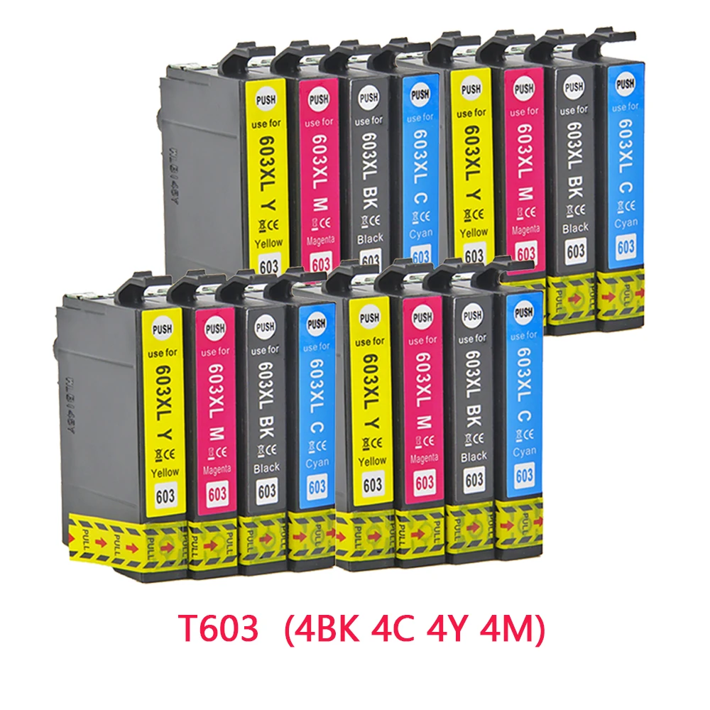 603xl T603 E603 603 XL Replace for Epson Ink Cartridge for Epson Printer XP2100 XP2105 XP3100 WF-2830 XP4100 XP4105 WF-2835