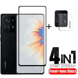 4-in-1 For Xiaomi Mi Mix 4 Glass For Mi Mix 4 Tempered Glass Protective Phone Film Full Cover Screen Protetor For Mi Mix 4 Glass