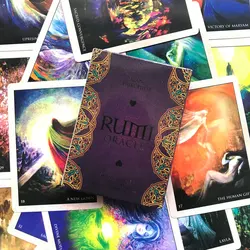 Hot sales Fairchild Rumi Oracle Tarot Card Fate Divination Prophecy Card Family Party Game Tarot 44 Card Deck PDF Guide