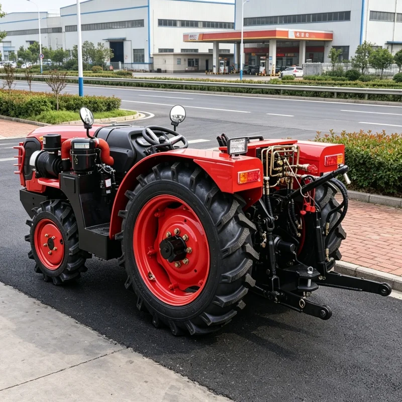 

Customized Top Choice Tiller, Dual CE/EMC Certified, All-terrain Four-wheel Rotary Tiller, Wheeled Farm Cultivator