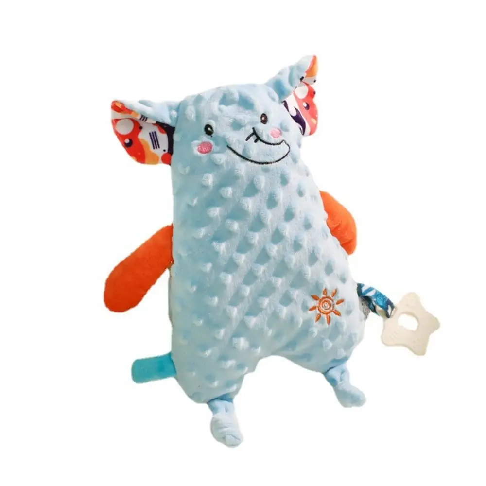 Edredón de juguete para bebé, conejo León, muñeca tranquilizadora suave y bonita, cómoda, resistente al desgaste, toalla de Placate calmante para animales