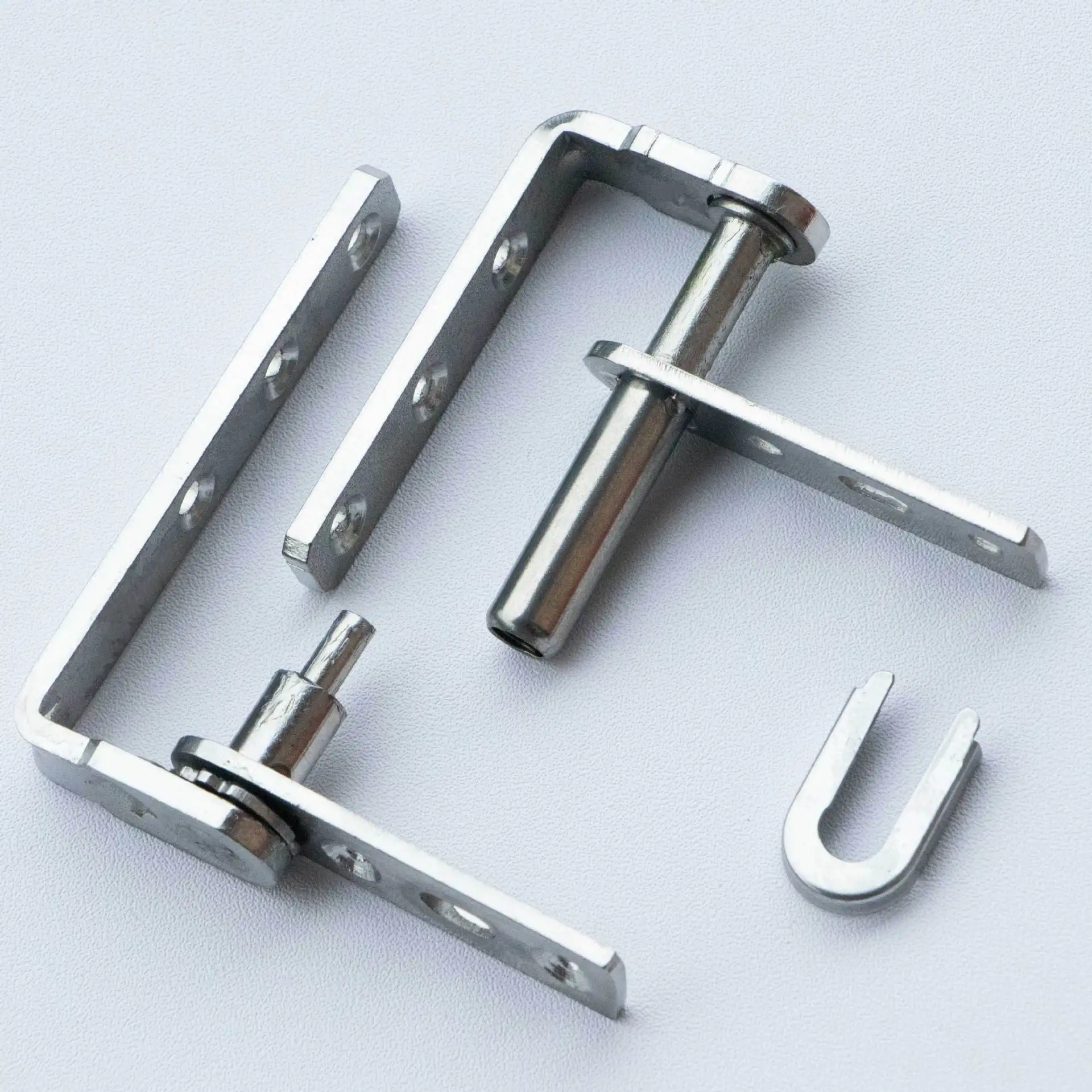 

1Pair Double Action Self Closing Pivot Door Hinge Public Toilet Partition Cubicle Cowboy Bar Entrance