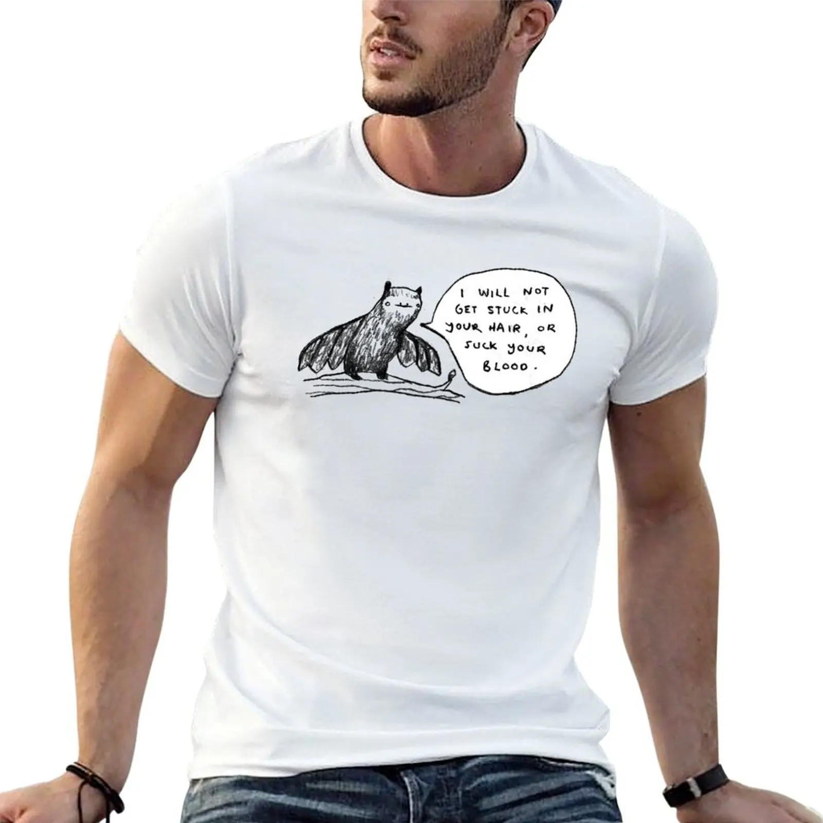 Bats Aren't Evil T-Shirt man tshirt man t shirts for men casual black cotton t-shirt plain for man package T-shirt