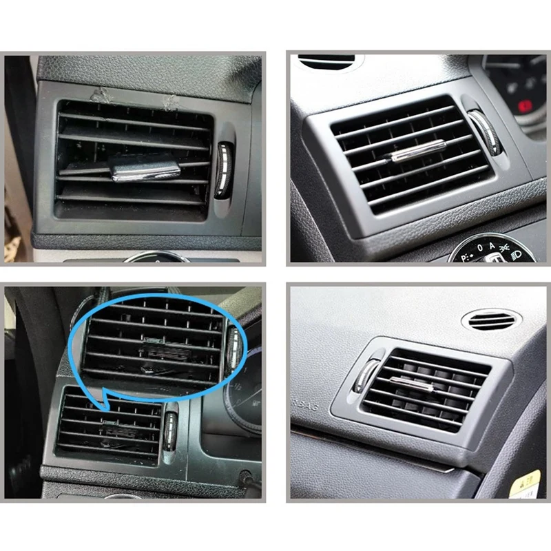 Left Dash Air Conditioner Vent Grille Cover A2048300754 For Mercedes Benz C-Class W204 S204 2008-2012 Air Outlet Accessories