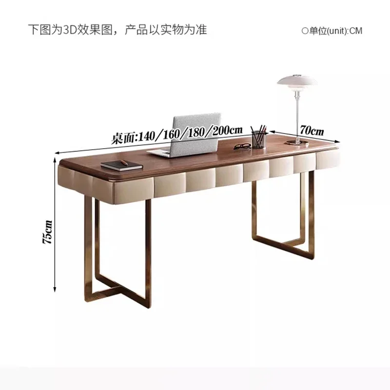 Minimalist Desk Office Table Workshop Acrylic Computer Desks Executive Writing Auxiliary Multifunctional Tables Conference Home