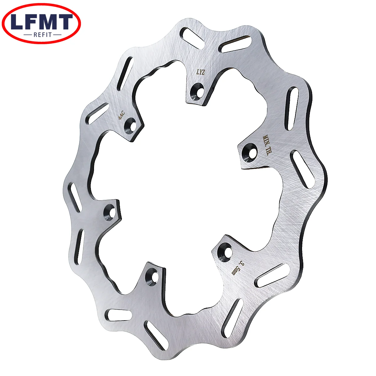 Motorcycle 240MM 245MM Rear Brake Disc Rotor Disk For YAMAHA YZ125 YZ250 YZ250F YZ450F YZ125X YZ250X YZ250FX YZ450FX WR250F MOTO view 6