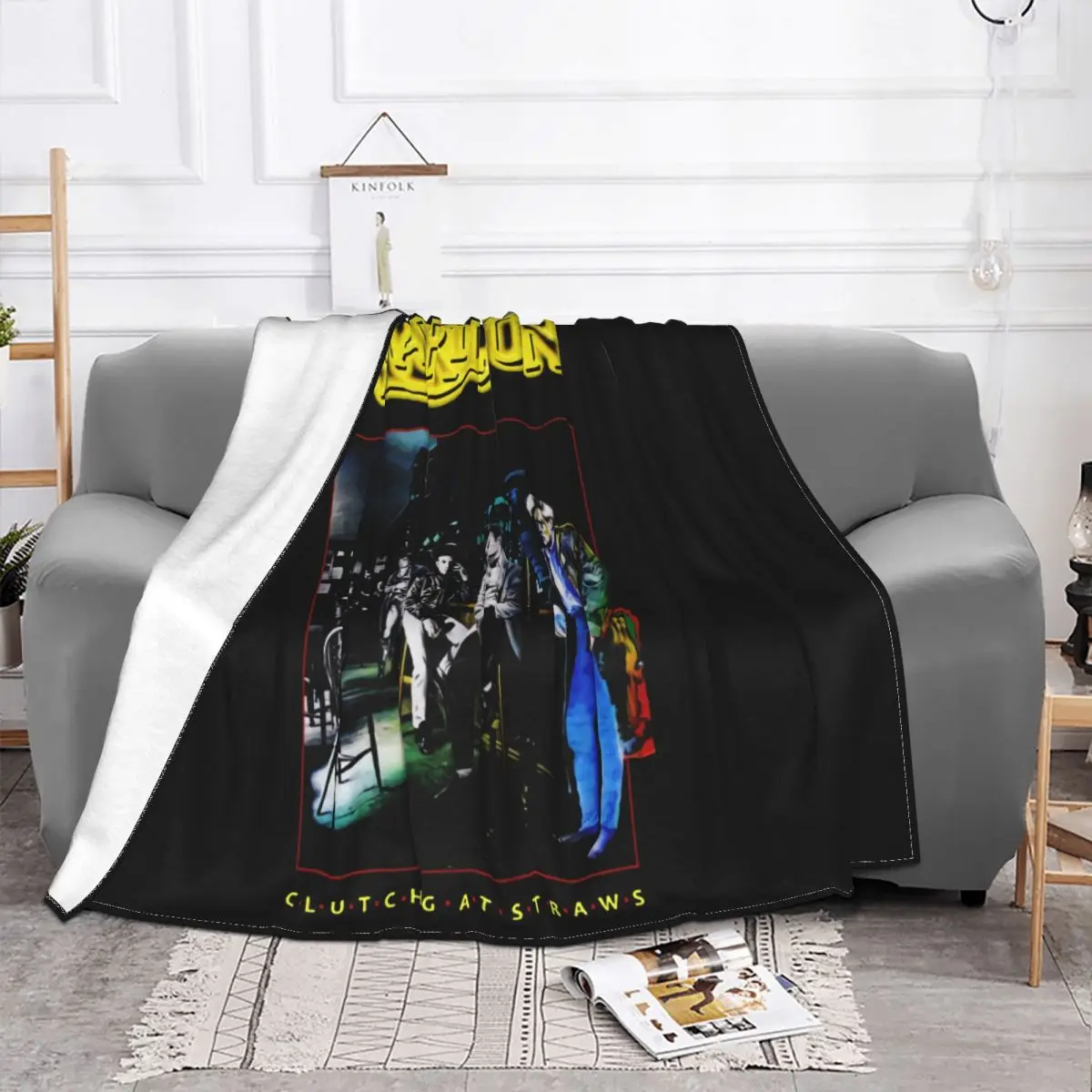 Vintage Mens Marillion Clutching At Straws O T Casual Fitness Better Famous Rock Vintage Original Cartoon Throw Blanket