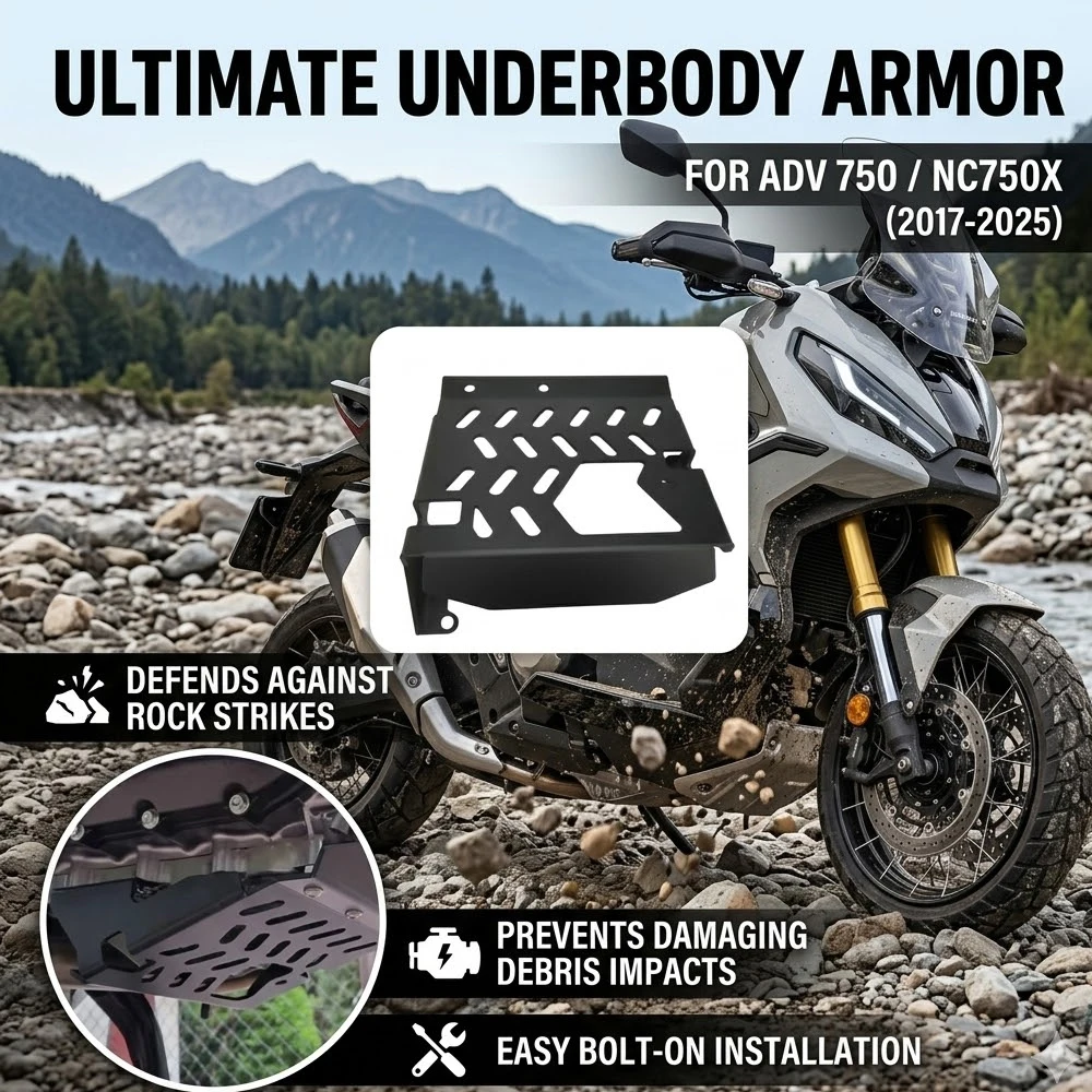 

For Honda XADV750 NC750X 2017 2018 2019 2020 2021 2022-2025 Motorcycle For Honda Skid Plate Bash Frame Guard protection XADV 750