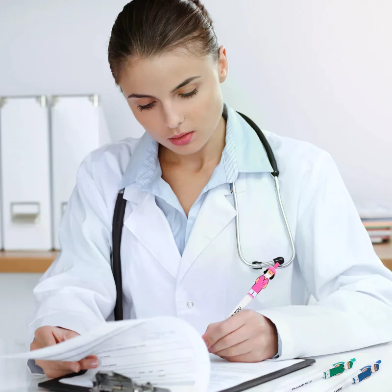 

42 шт./компл., шариковая ручка для доктора и медсестры, красочная серия, подарочная ручка, медицинская и медицинская шариковая ручка, канцелярские принадлежности для студентов, подарки