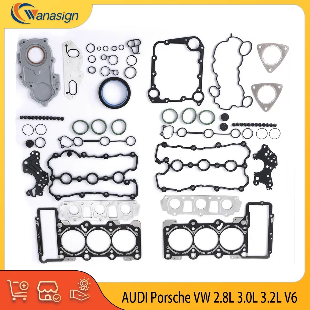 

ENGINE Cylinder Head Repair Kit Set For AUDI Porsche VW 2.8L 3.0L 3.2L V6 DOHC GAS FSI TFSI quattro 2.8 3.0 3.2 L T 2004-2024