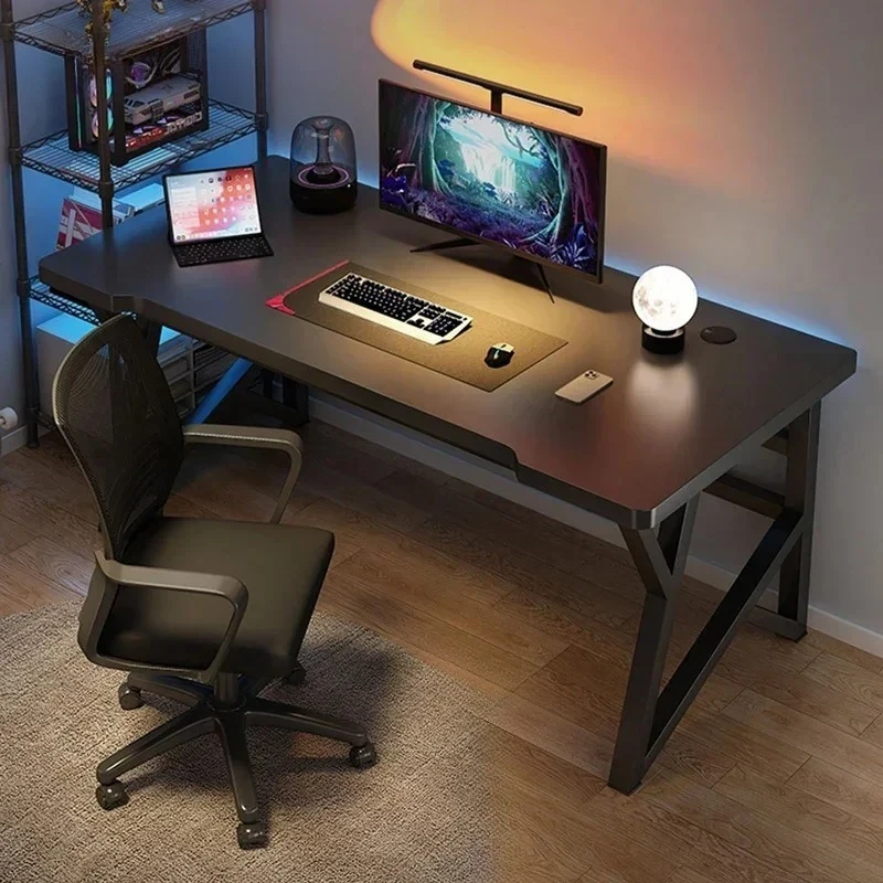 & Nordic Minimalist Gaming Desks for Home Bedroom Single Desktop Computer Desk Office Furniture Dormitory Student Reading Desk Q
