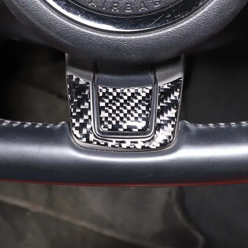 Soft Carbon Fiber For Jaguar F-TYPE 2013-2026 Car Steering Wheel Decorative Sticker Car Interior Accessories - view 5