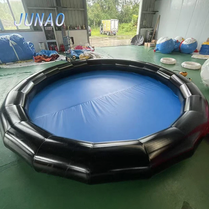 Inflatable PVC Pool Swimming Water Slide Adults Children's Outdoor Commercial Use 500kg Capacity Model Q-7 Factory