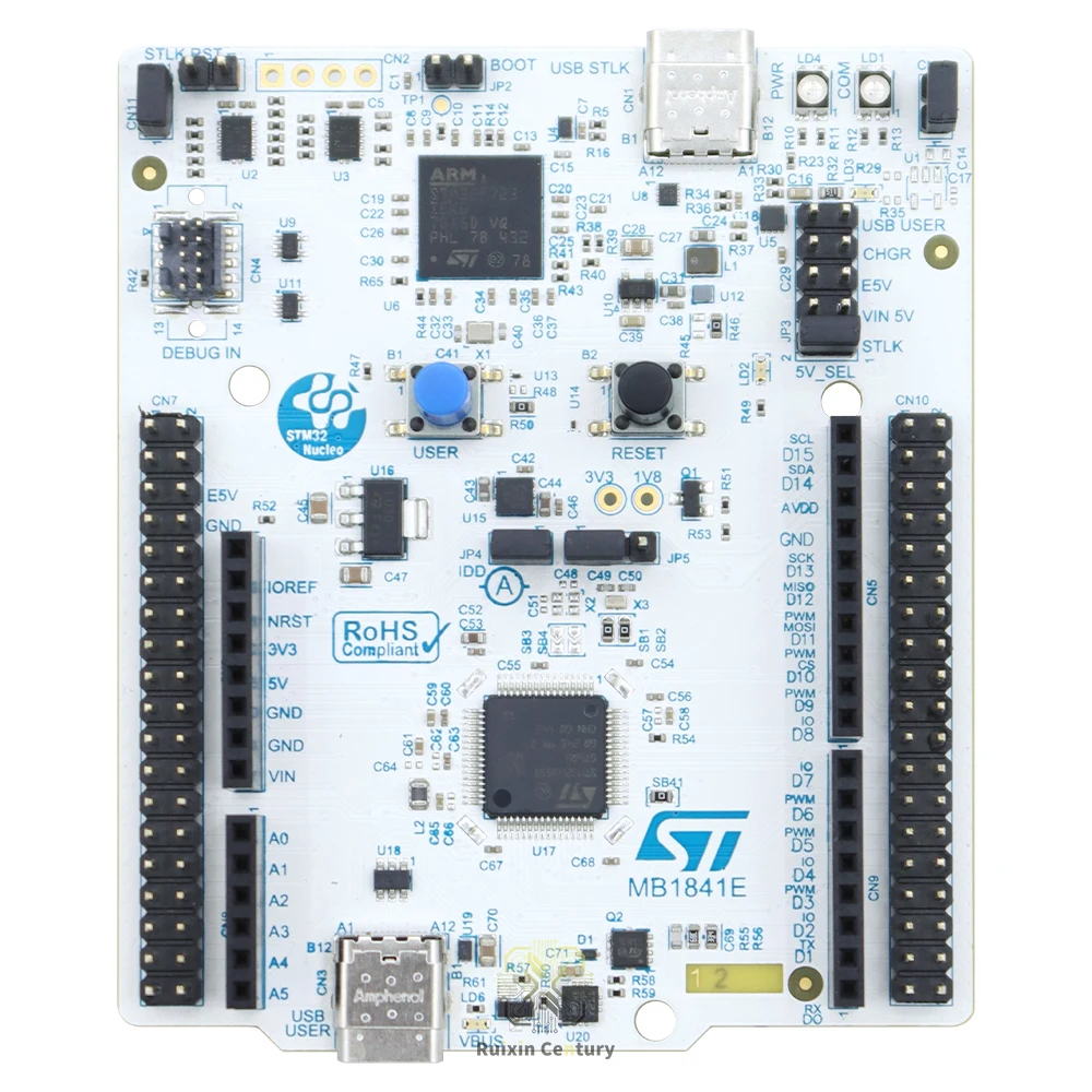 FOR NUCLEO-U385RG-Q STM32 Nucleo-64 Development Board STM32U385RGT6Q Cortex-M33 USB-C STLINK-V2EC Genuine