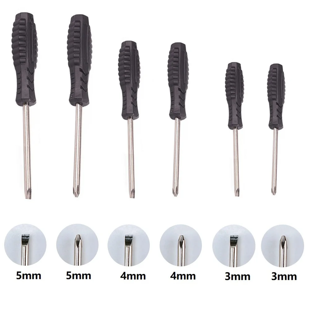 High Quality Practical Screwdrivers Slotted/Cross Phone Repaire Plastic Practical Mini Multi-Function Reusable