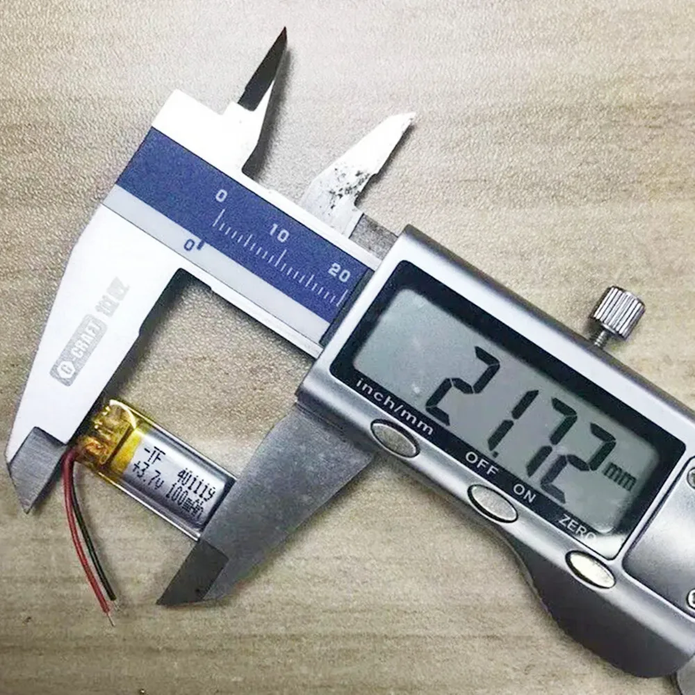 1-10 szt. Bateria litowo-polimerowa 3,7 V 401119 401020   100mAh do okularów Epson 3D, słuchawek Bluetooth, myszy bezprzewodowej, zabawek