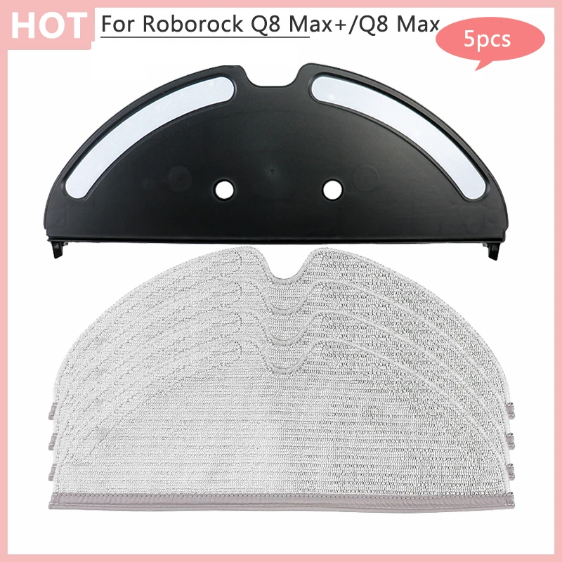 متوافق مع Roborock Q8 Max Q8 Max + جهاز آلي لتنظيف الأتربة ملحقات جهاز آلي لتنظيف الأتربة ممسحة قماش حامل استبدال