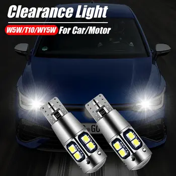 2款適用於福斯T4 T5高爾夫途觀捷達鋒範途安帕薩特的Canbus T10 W5W 5W5 WY5W LED 3030 10-SMD側位置停車燈泡 12 最佳銷售 t4 大眾 - №11