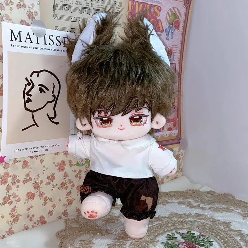 20 سنتيمتر لعبة EVOLxLOVE Gavin Kawaii تأثيري لينة القطن دمية الجسم مع آذان أنيمي تغيير دعوى بلوشي دمى أشكال الكرتون المشجعين هدية