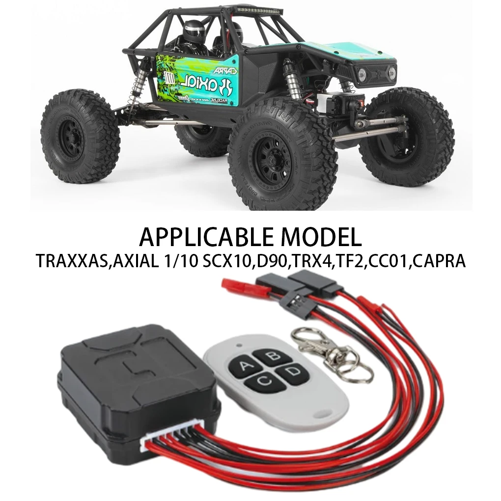 

Контроллер RCGOFOLLOW для лебедки Axial SCX10 D90 TRX4 TF2 CC01, черный