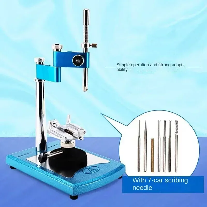 Blue dental laboratory measuring instrument simple parallel measuring instrument visualizer adjustable base parallel viewing