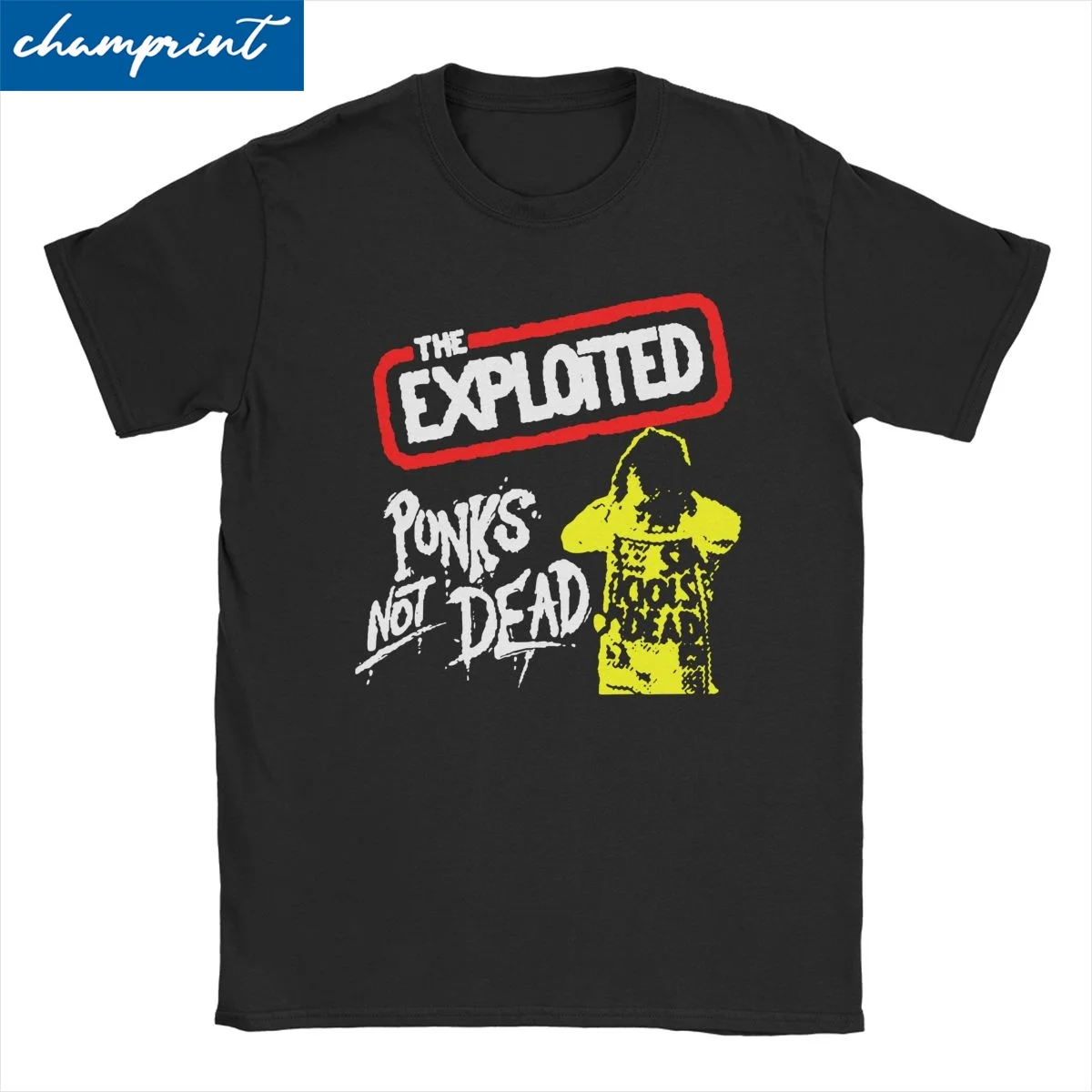 Men Women's Punks Not Dead The Exploited T Shirts 100% Cotton Clothes Funny Short Sleeve Round Neck Tees Gift Idea T-Shirts