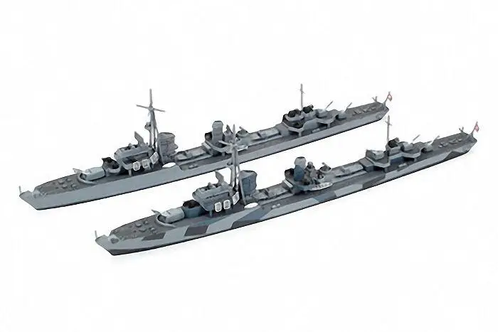 Tamiya 31908 1/700 Scale Model Kit WWII German Zerstorer 1936A Destroyer Z37-Z39