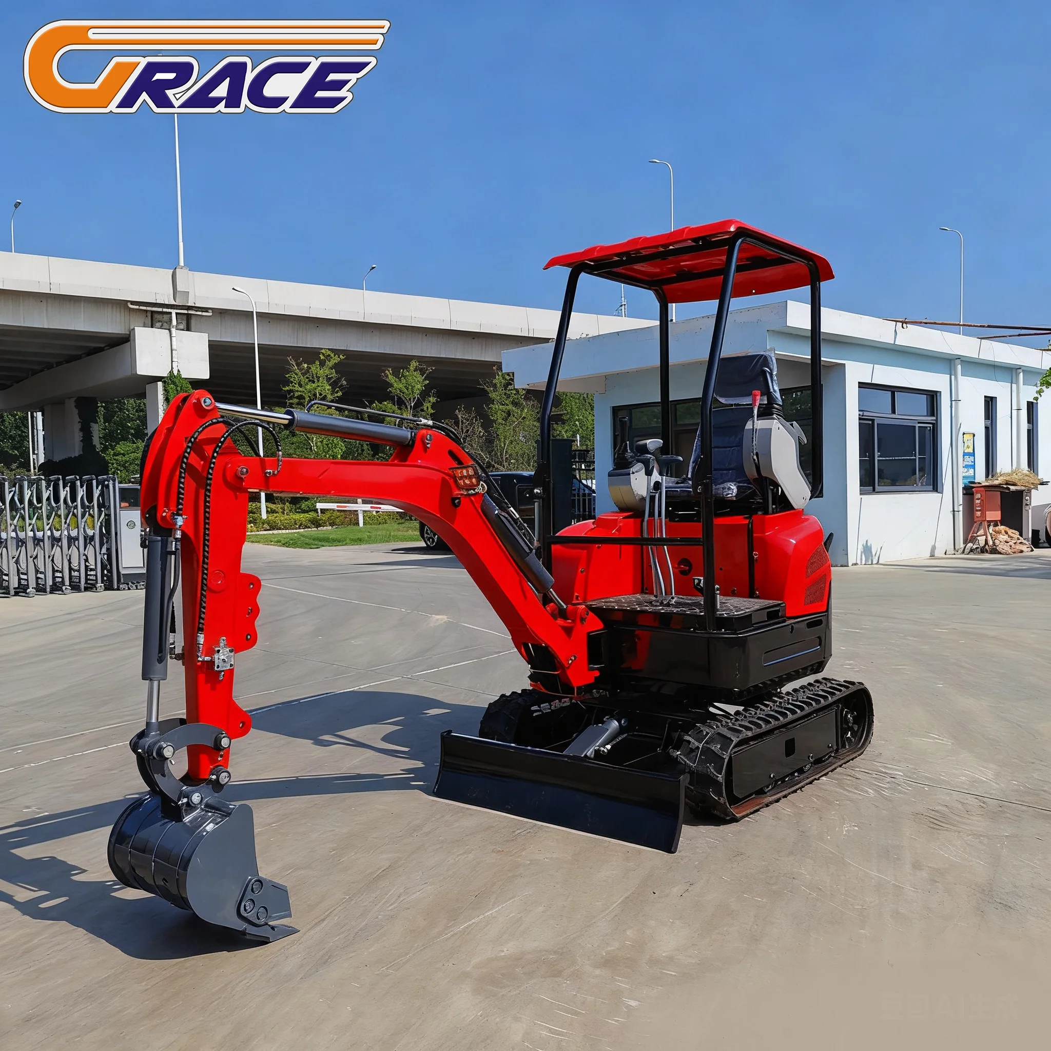 

Hot sale mini Excavators Epa Engine Kubota 1.8 Ton Crawler Digger escavatore mini excavadora 1 Ton Small Excavator mini