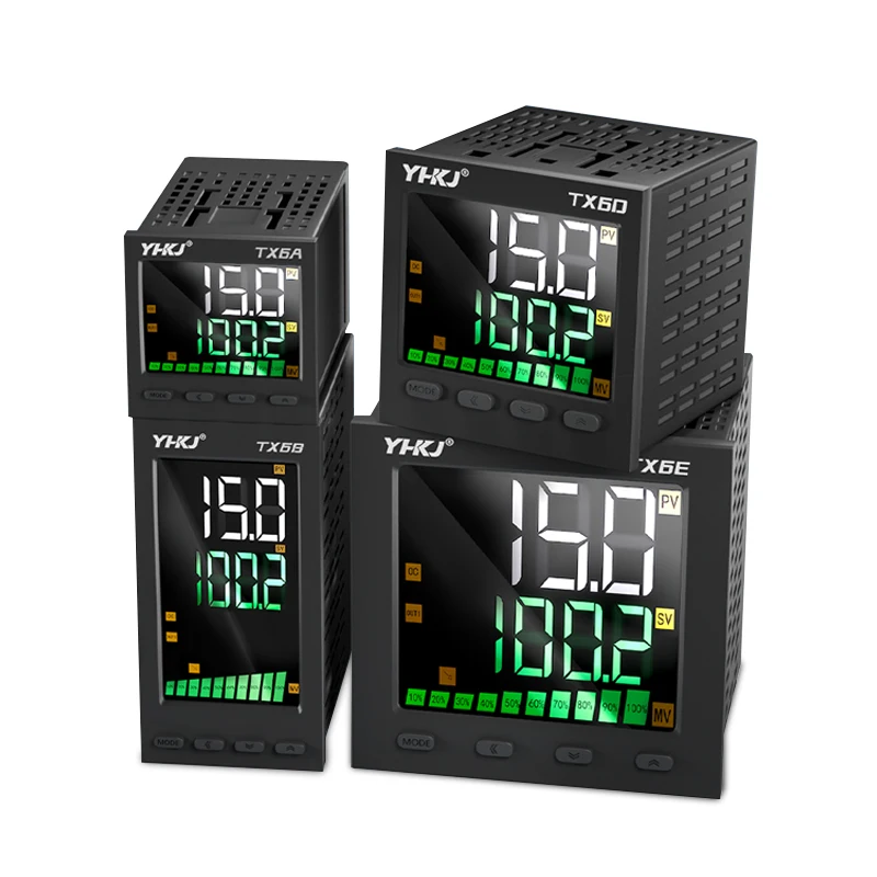 Termostat PID Tampilan Digital Pengontrol Suhu 220V Termostat Pengontrol Suhu Cerdas Output K E PT100