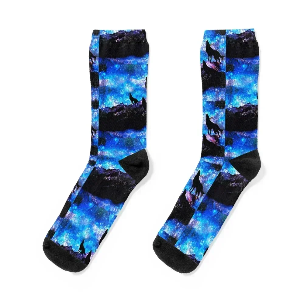 

Wolf Socks happy Stockings man cartoon Socks Female Men's