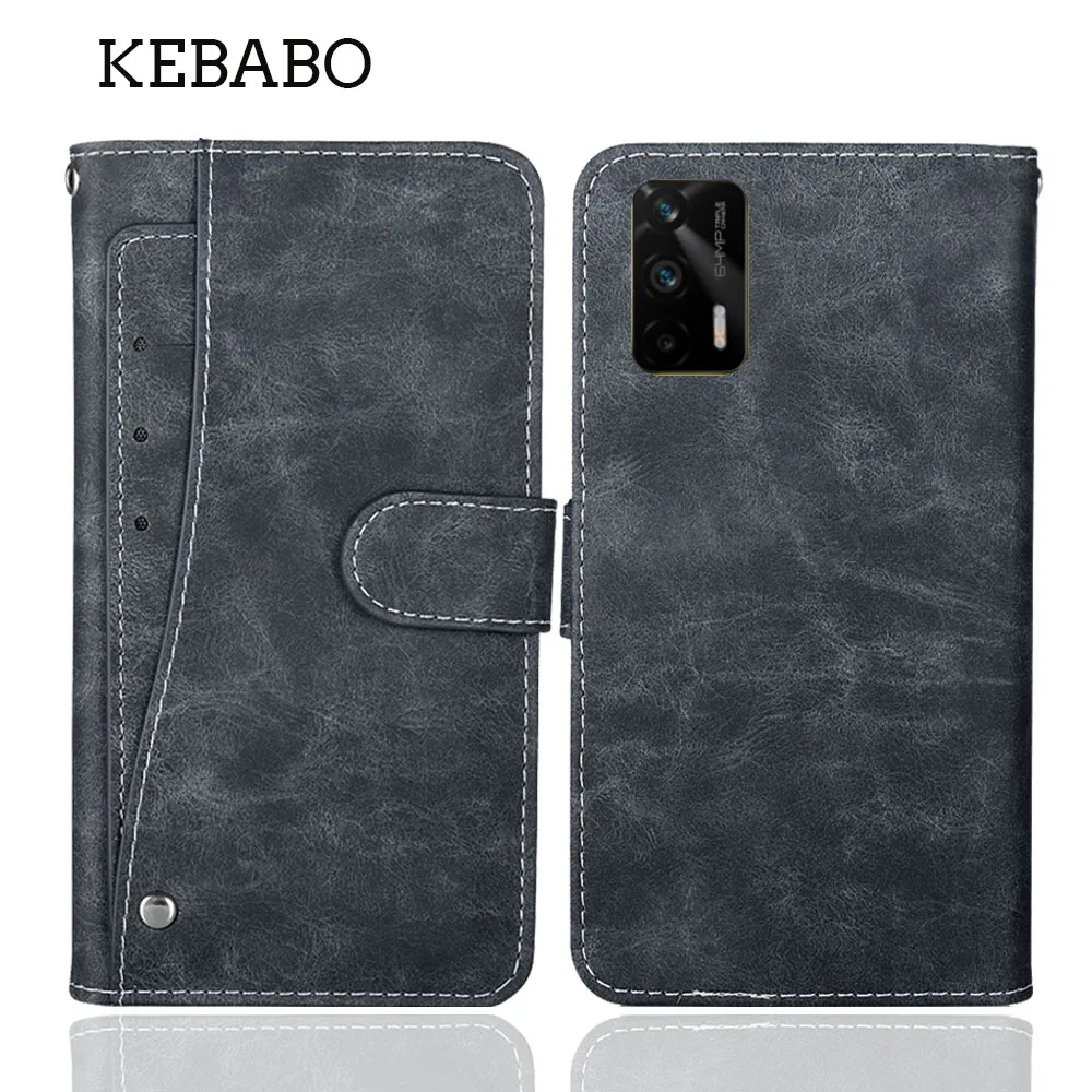 Leather Wallet Realme Q3 Pro 5G Case 6.43