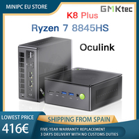 GMKtec K8 Plus Ryzen 7 8845HS MINI PC DDR5 5600Mhz PCIe4.0 SSD Windows 11 Pro WIFI6 BT5.2 Oculink Desktop Mini PC Gamer Computer