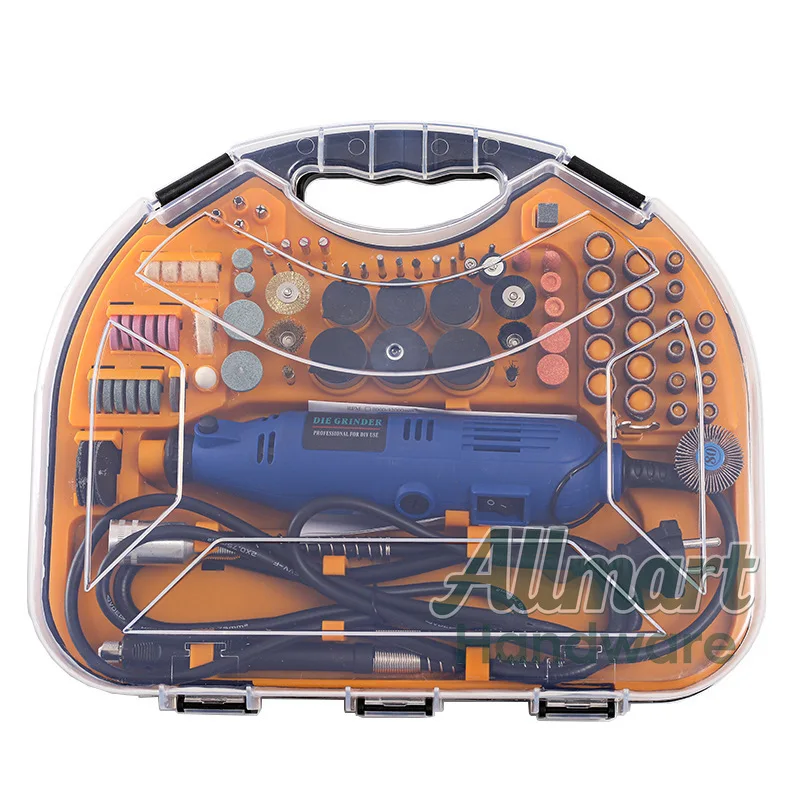 211PCS Cordless Electric Grinder Set, Lithium Ion Variable Speed Grinder, Sanding Polishing Carving Electric Tool Accessories view 5