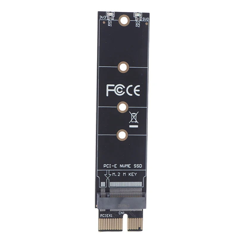 PCIE ke M2 adaptor NVMe SSD M2 PCIE X1 Raiser PCI-E PCI Express M konektor kunci Internal Solid State Drive