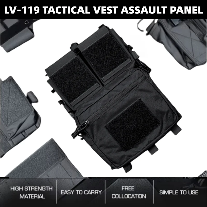 

LV-119 Armor System Expansion Panel | MOLLE Compatible Interface Modular Front Platform | For Professional Equipment Use
