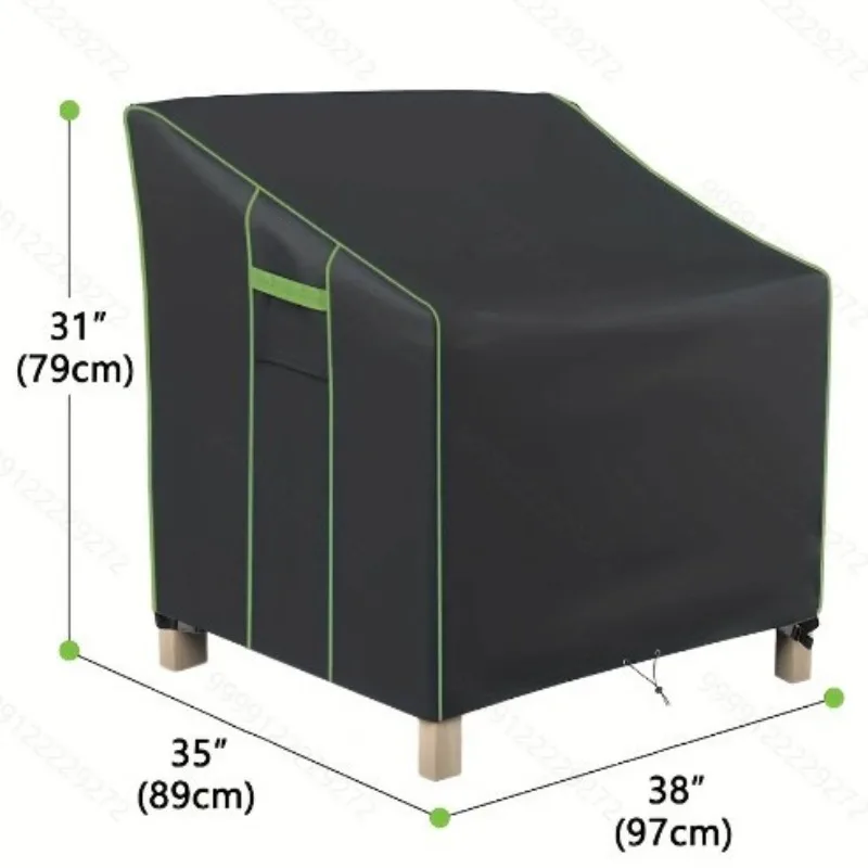 

Outdoor Waterproof Silver Coated Oxford Chair Sofa Cover Dustproof Sunproof Furniture Protector