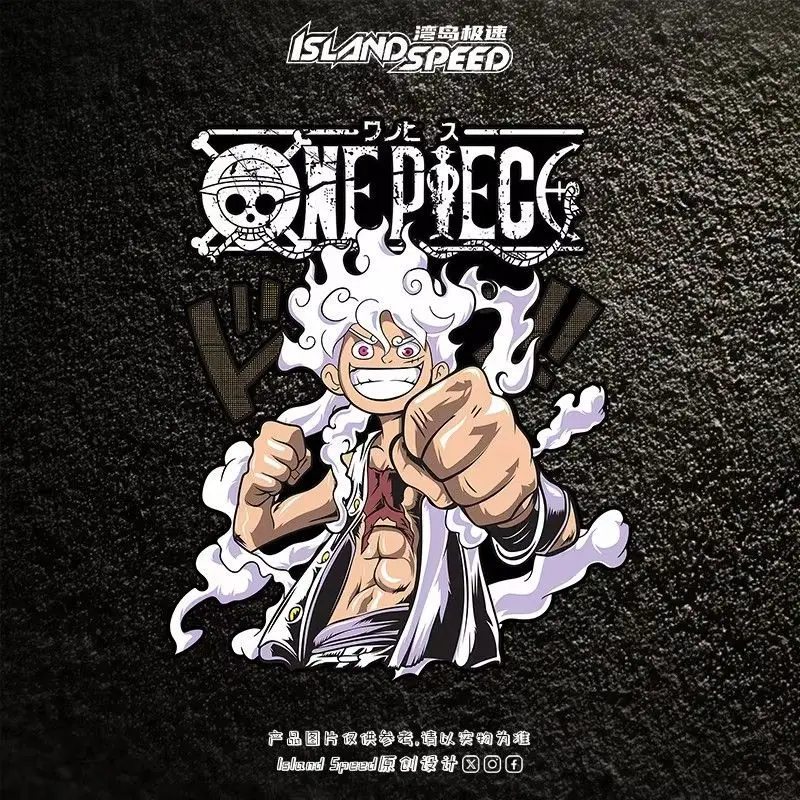Anime Sticker ONE PIECE Small Size Cute Monkey D. Luffy Car Body Luggage Computer Glass Waterproof Sunscreen Decorative Stickers