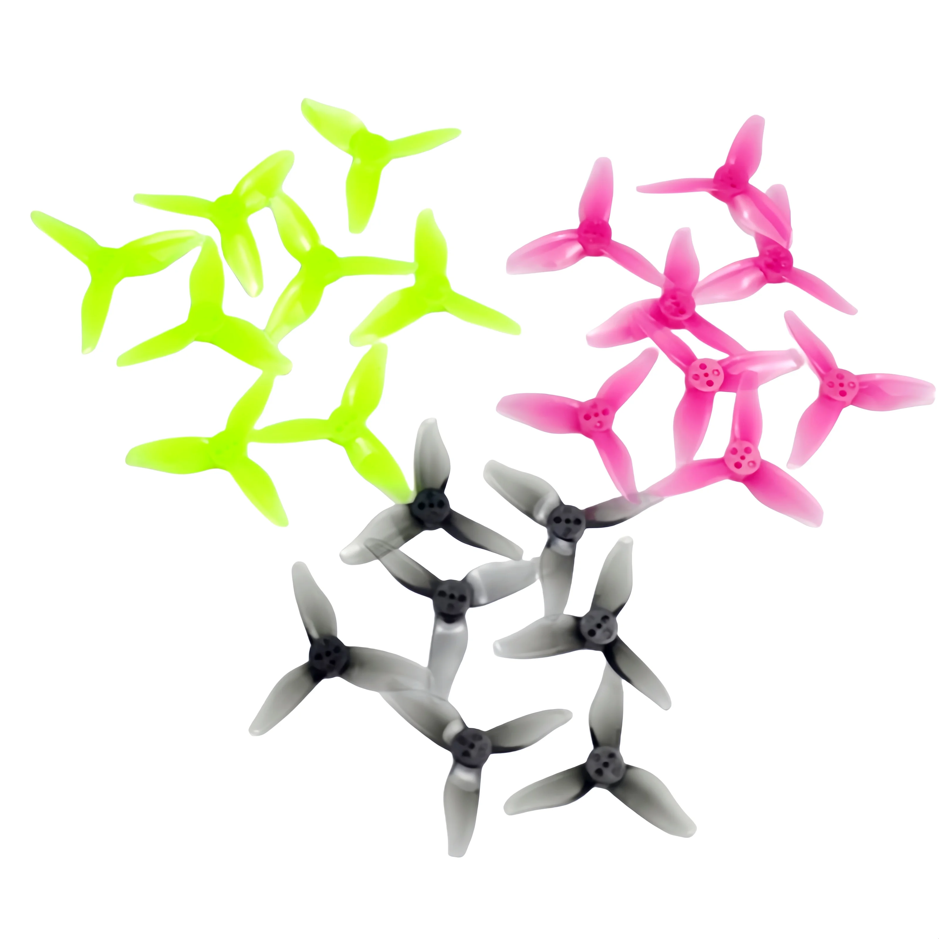 4 Pairs (4CW 4CCW) Gemfan Hurricane 2023 2X2.3X3 3 Blades Propeller 1mm 1.5mm for RC FPV Racing Freestyle 2 Inch Toothpick Drone