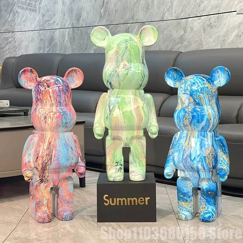 

Hot selling violent bear series with 49 colors, luxurious resin decorations for office desks, living rooms, gifts, statues, etc