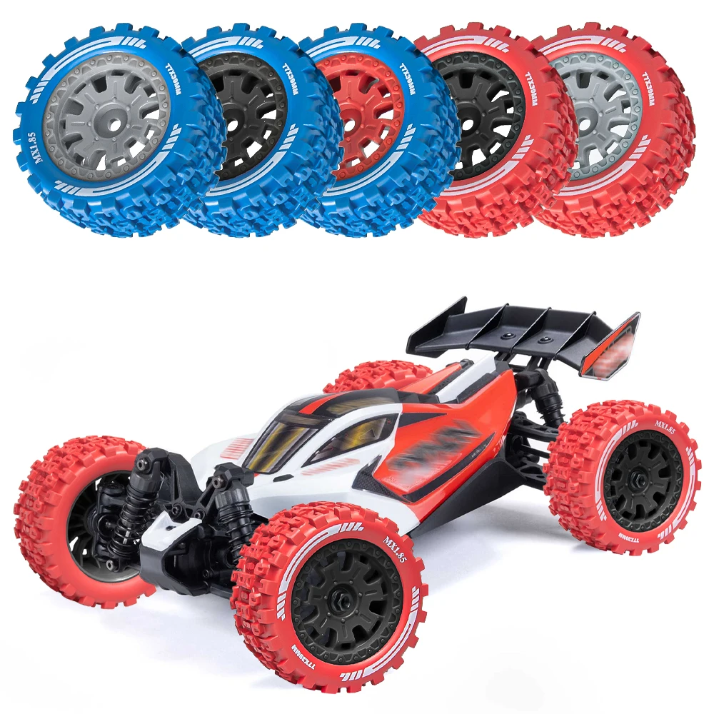 

4PCS 78mm Wheel Tire Set for ARRMA 1/18 Granite Grom 1/14 Typhon Mojave Grom LaTrax Teton RC Car Upgrade Parts