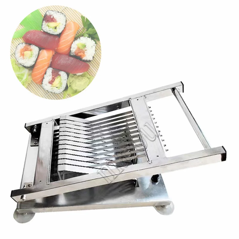 

Commercial Stainless Steel Manual Cutter Round Square Sushi Roll Cutter Cutting Machine