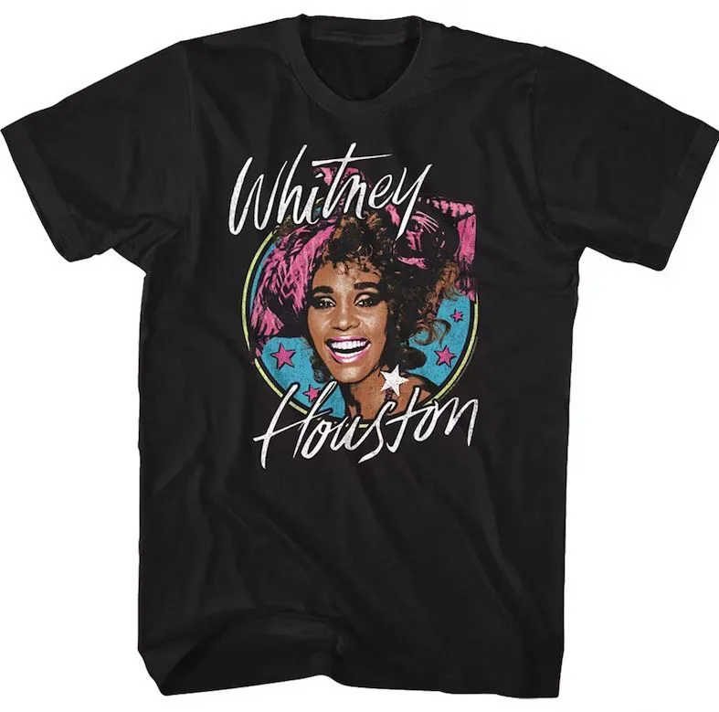 Whitney Houston Singer Music T-shirt à manches courtes pour adultes, unisexe, toutes tailles