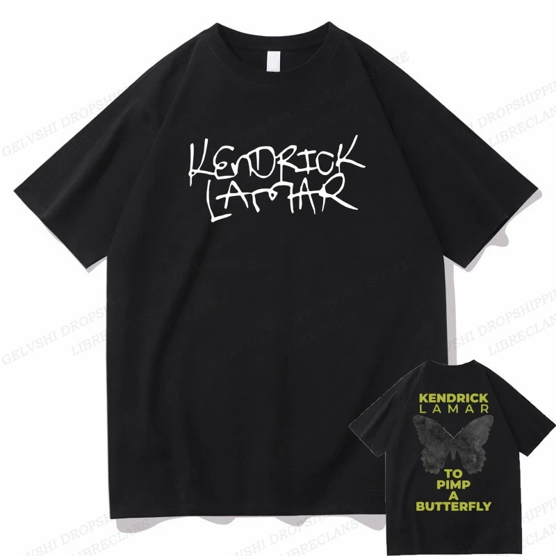 Camiseta de rapero Kendrick Lamar para hombre, Camiseta de algodón, camisetas de Hip Hop para niños, camisetas de verano para mujer, Camisetas para