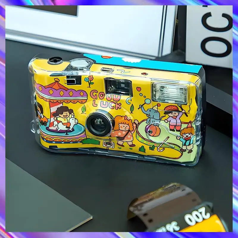 A24U 35Mm Disposable Film Camera With Flash One Time Camera 400 ISO Disposable Camera For Gathering Wedding Travel