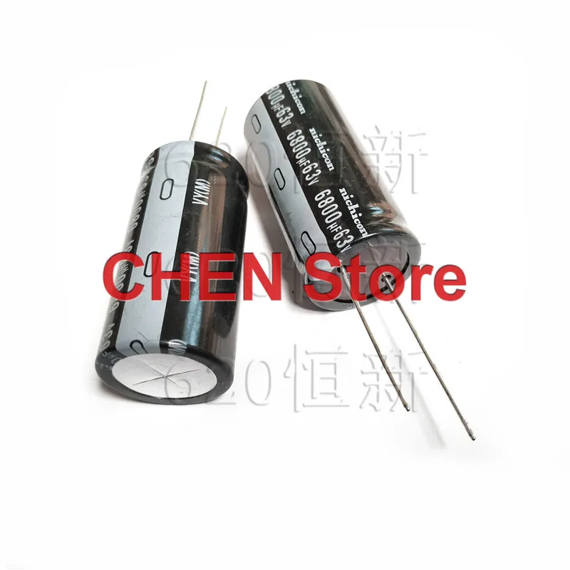 

4PCS/10PCS NICHICON VY 63V6800UF 25X50MM Aluminum Electrolytic Capacitor vy 6800uF/63v 105 degrees 6800UF 63V