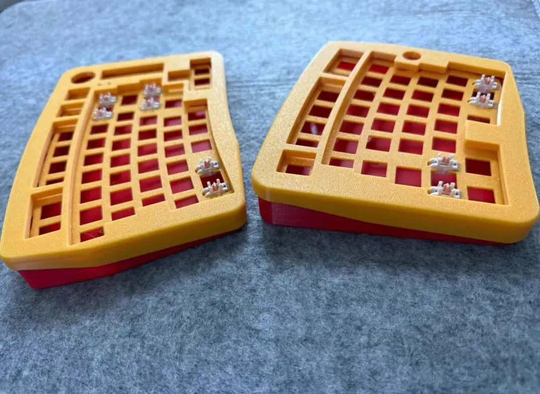 Alice80 kit de teclado com fio split teclado junta 3d ergonomia cores personalizadas hot-swap vail/qmk teclado para jogos leopog swith