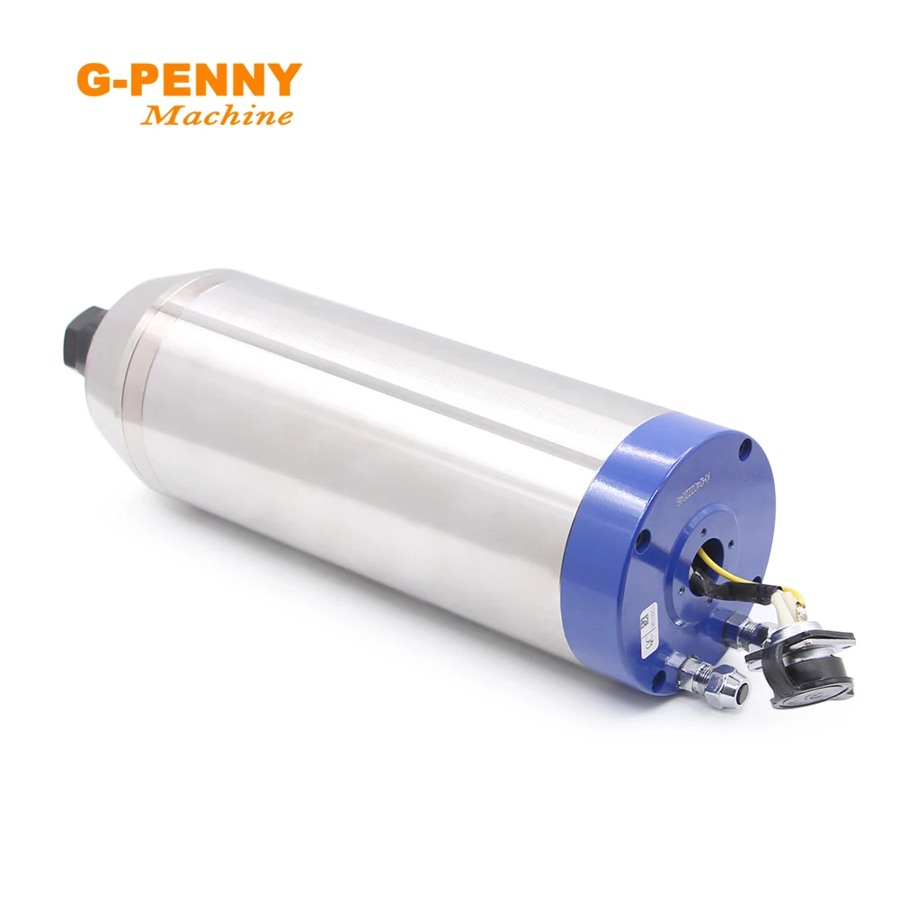 G-Penny 3.7kw ER20 Metal Working Spindle Motor 220v/380v 4000-9000rpm 300hz 4 Pole water Cooled for Iron, Stainless steel