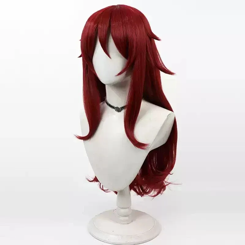 Torre de Dios Hwa Ryun Hwaryun Yuto Peluca de cosplay Pelo sintético rojo resistente al calor Fiesta de carnaval de Halloween Juego de rol, 7;k'2.s;9,